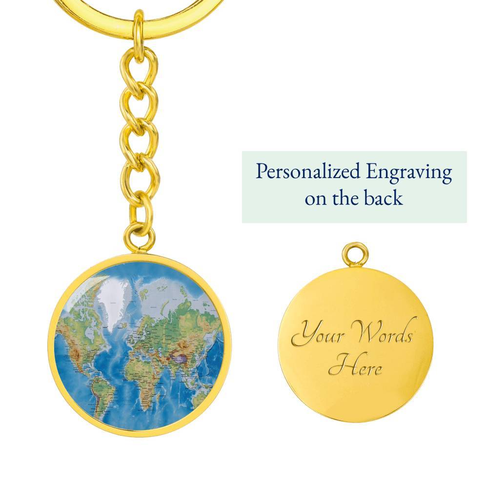 The Seven Seas Beachy Keychain