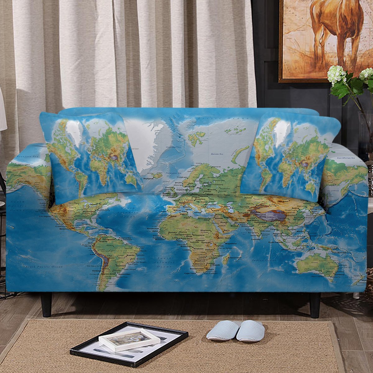 The Seven Seas Couch Cover