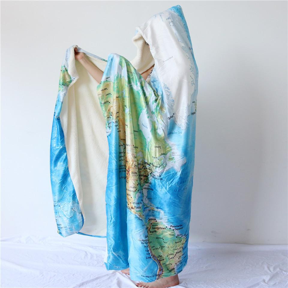 The Seven Seas Cozy Hooded Blanket