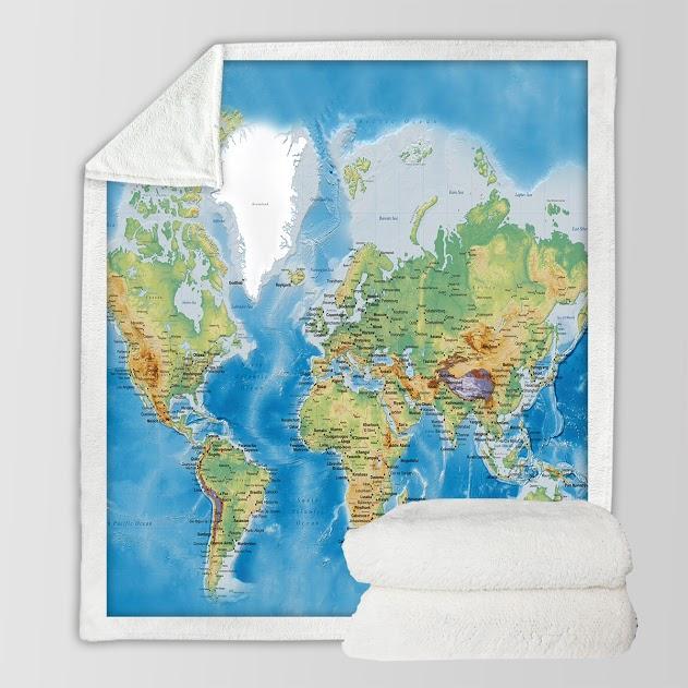 The Seven Seas Soft Sherpa Blanket