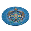 The Turtle Totem Round Area Rug