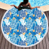 The Turtle Tribe Round Beach Towel