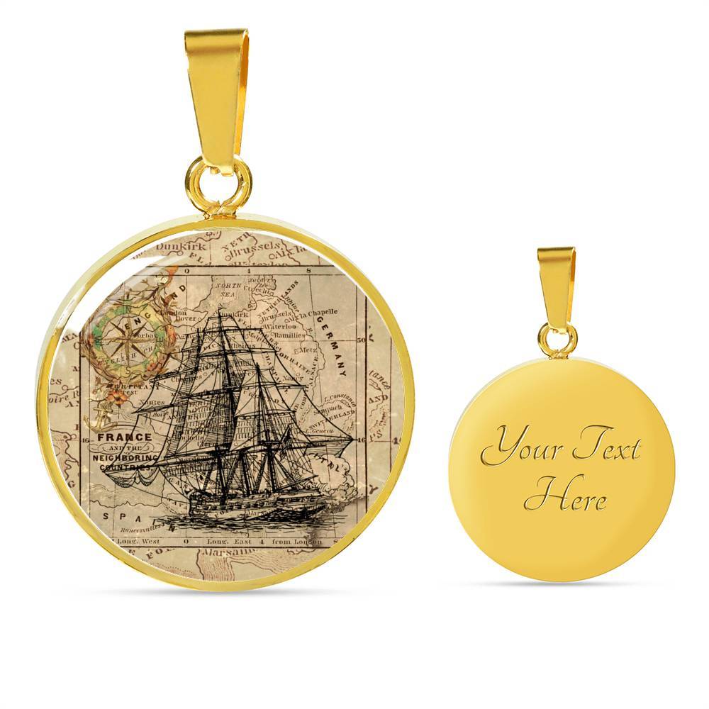 The Vintage Ship Necklace