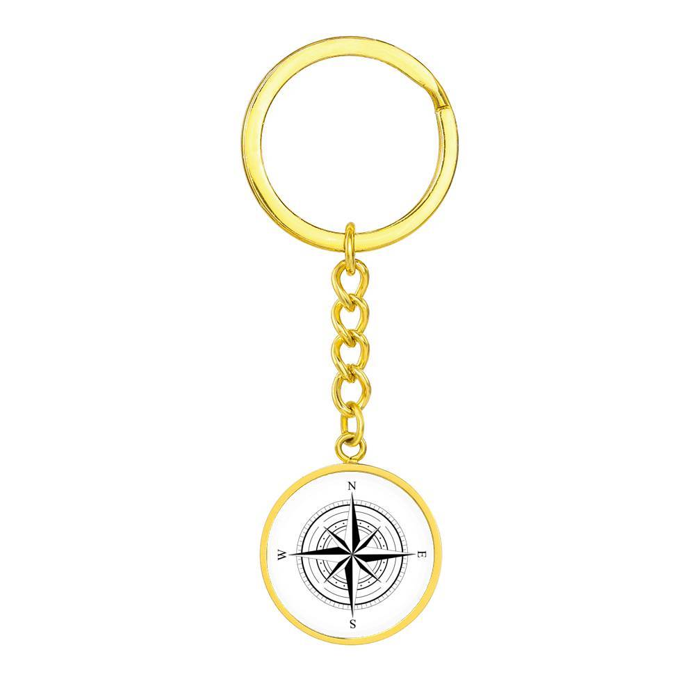 The Wind Rose Beachy Keychain