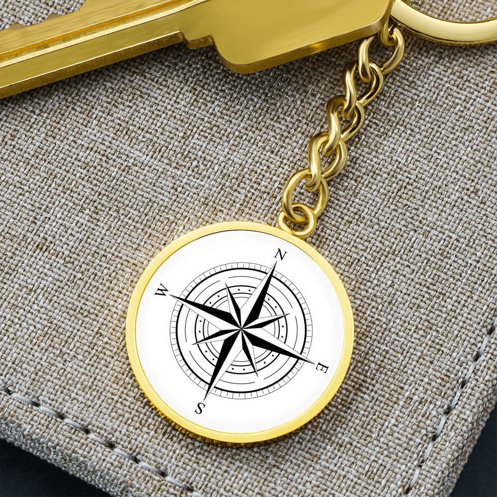 The Wind Rose Beachy Keychain