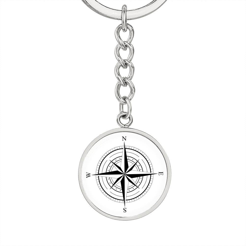 The Wind Rose Beachy Keychain