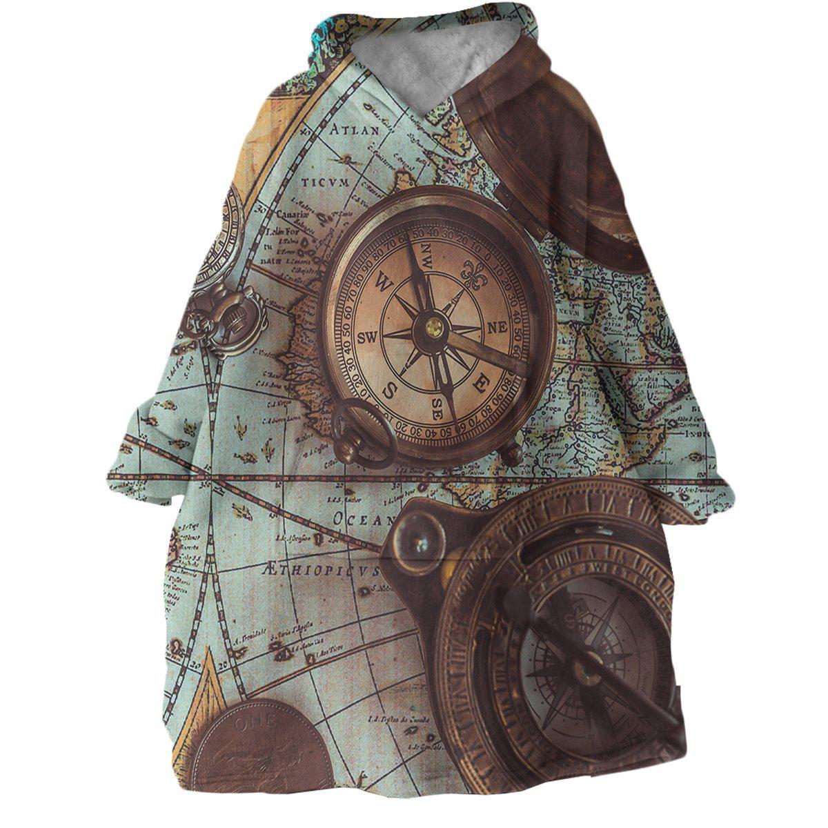 The World Wanderer Wearable Blanket Hoodie