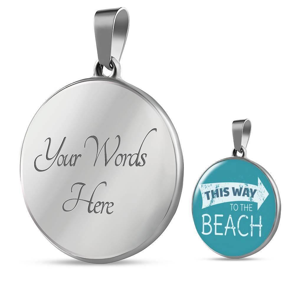 This Way To The Beach Necklace