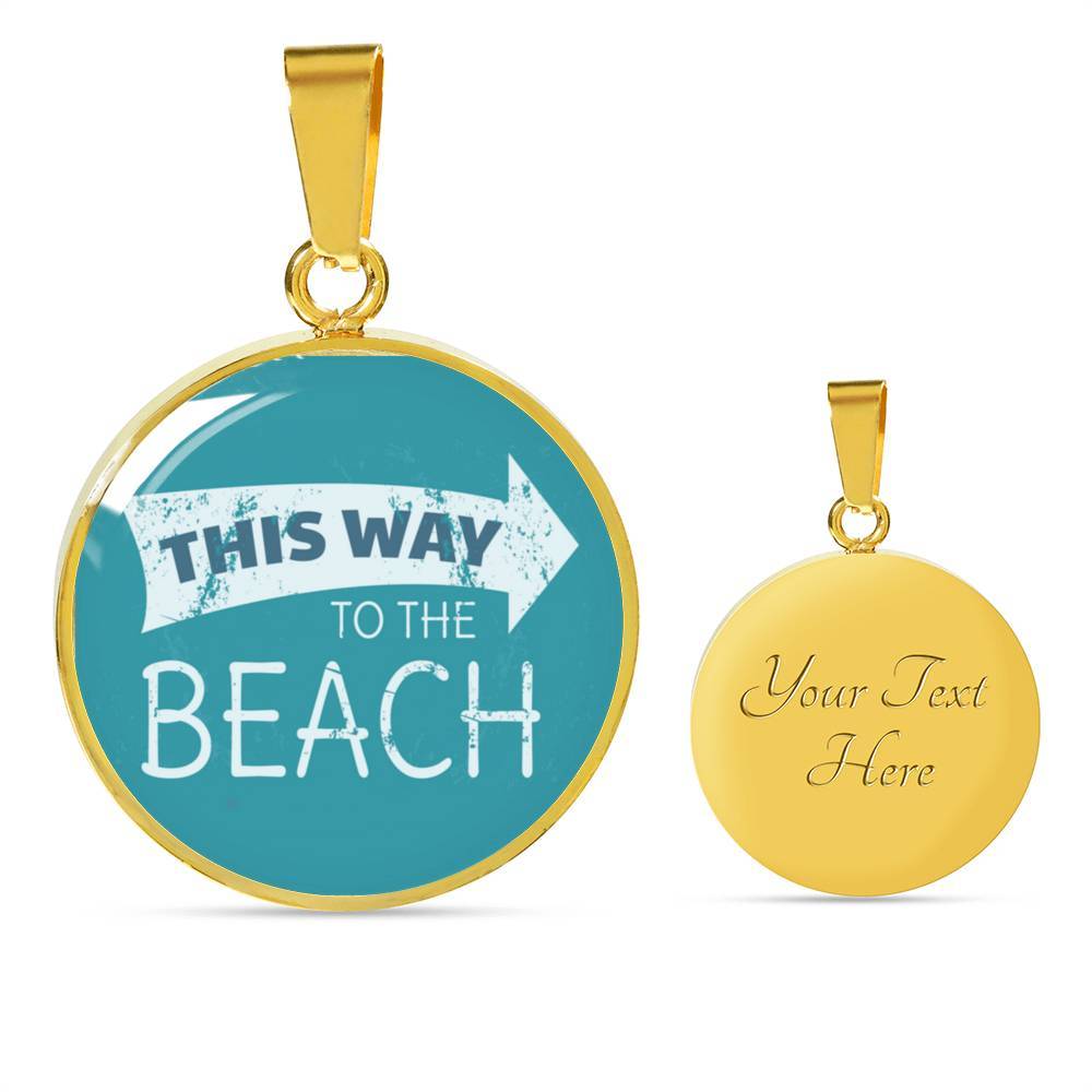 This Way To The Beach Necklace