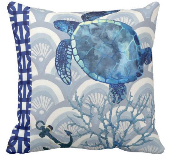 Tortuga Pillow Cover ❤ SALE!