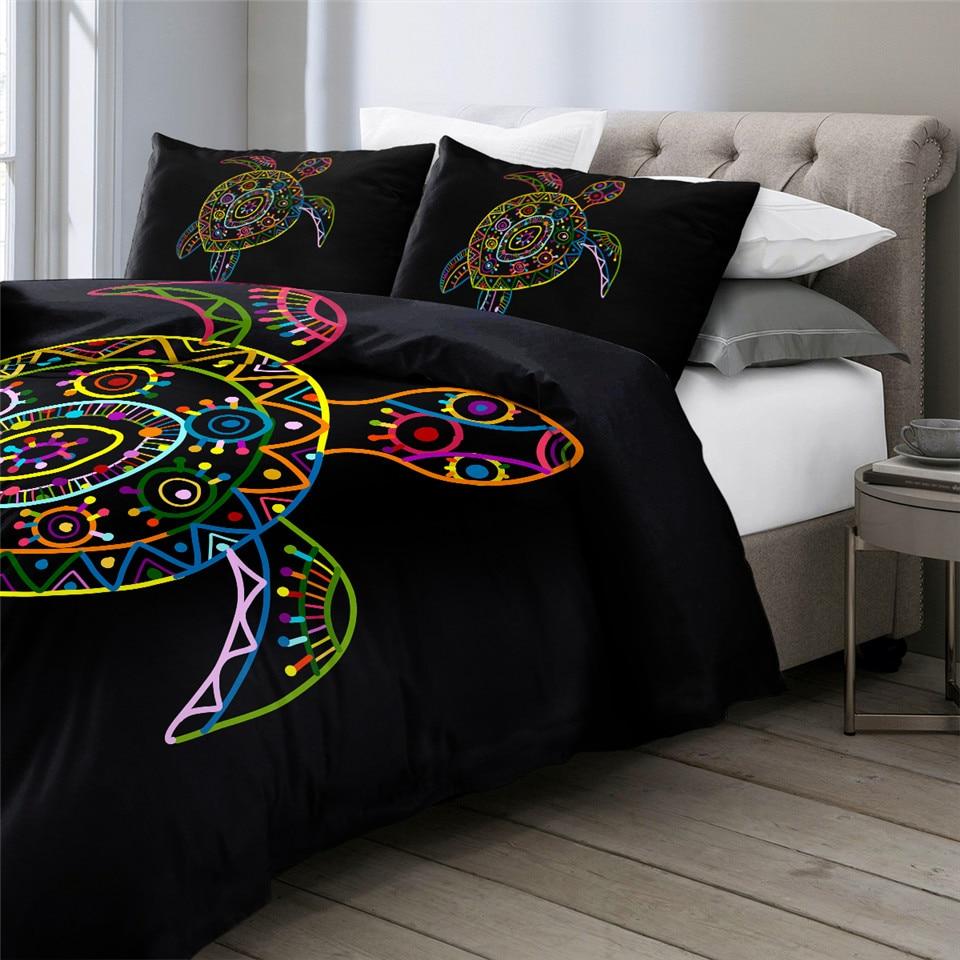 Tribal Turtle Bedding Set