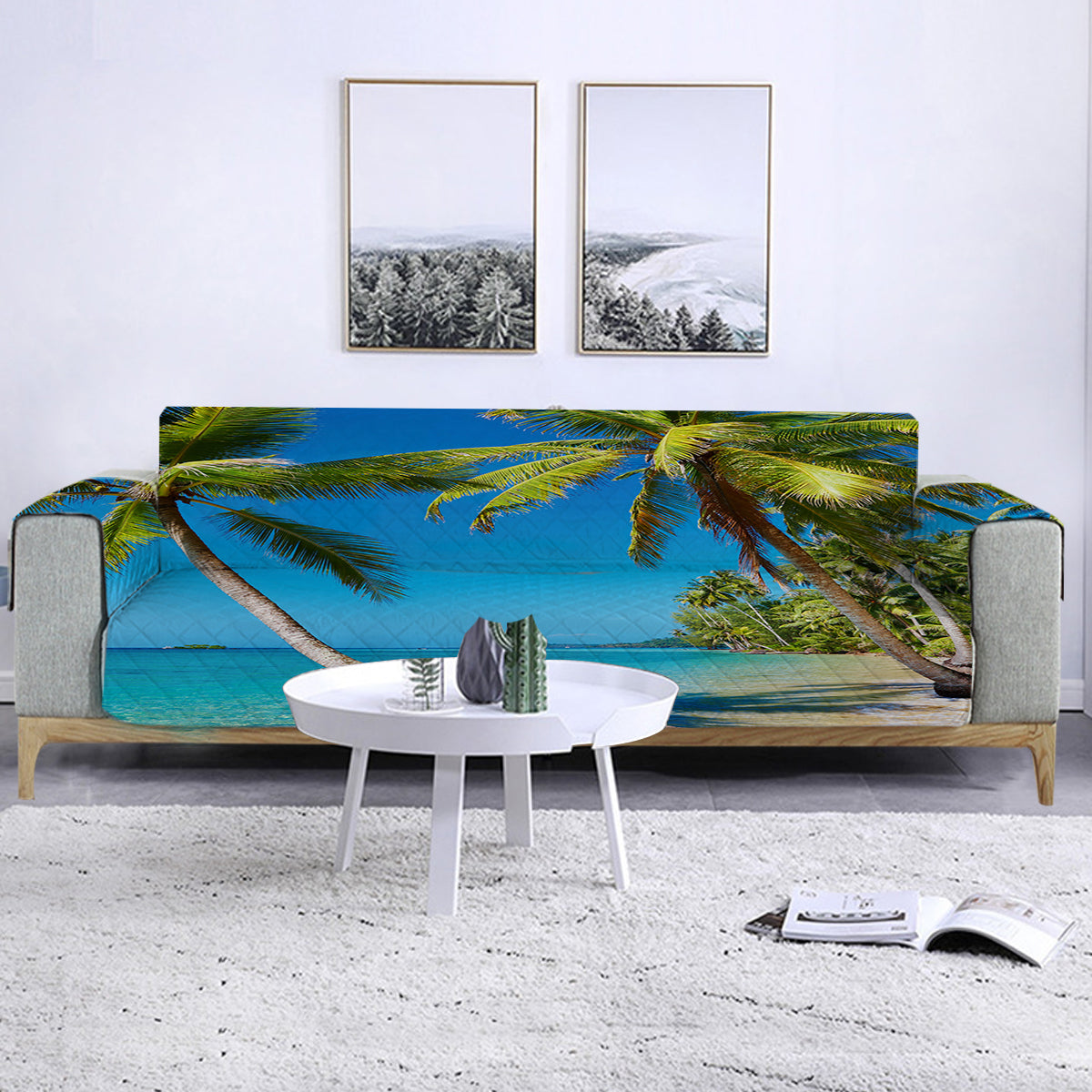 Summer in Saint Thomas Sofa Cover