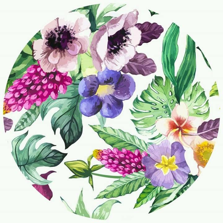 Tropical Blossom Pillow Cover