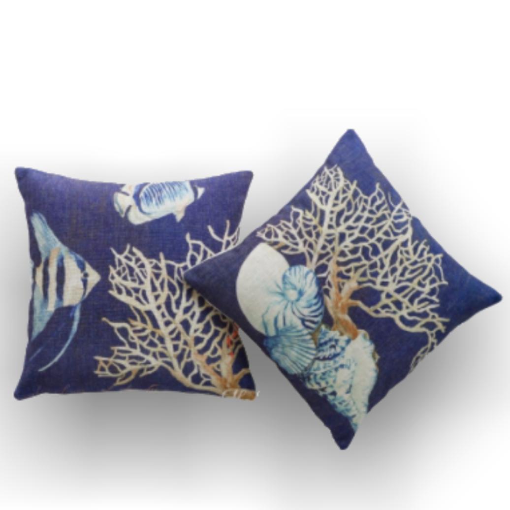 Tropical Fish Pillow Cover