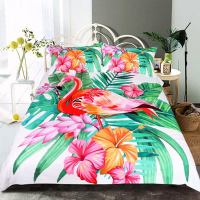 Tropical Flamingo Bedding Set