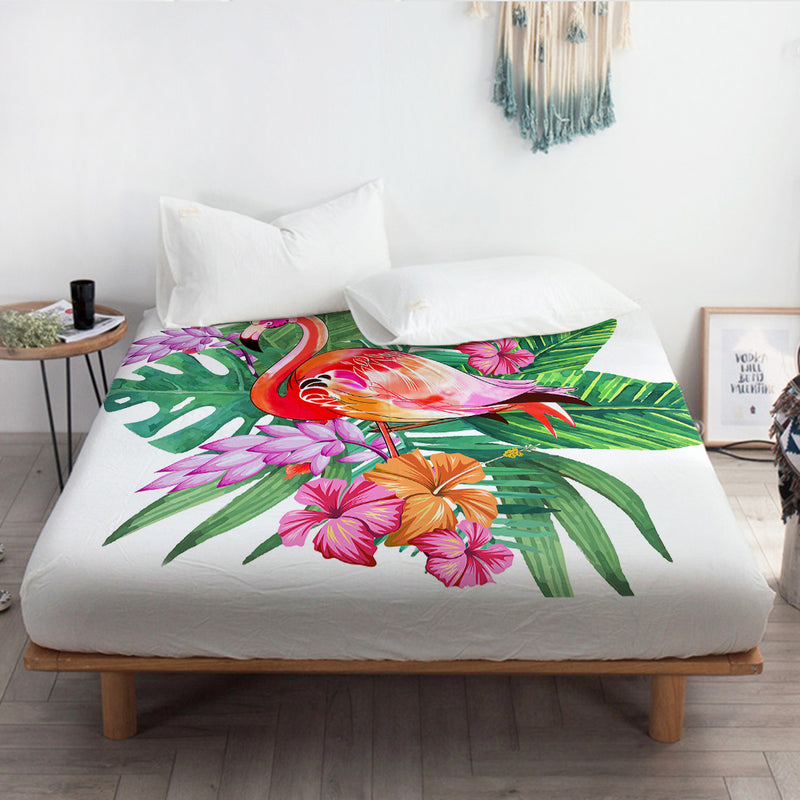 Tropical Flamingo Sheet Set