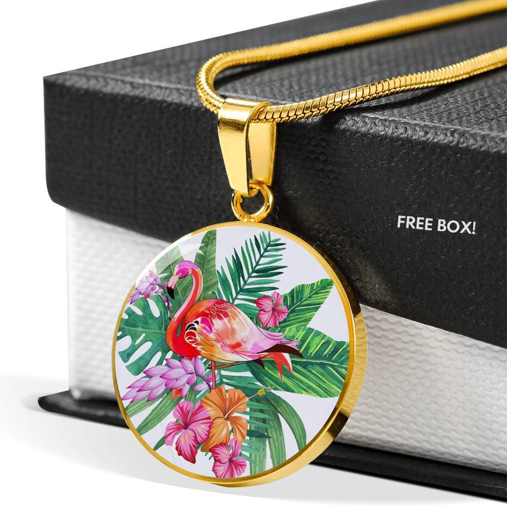 Tropical Flamingo Necklace