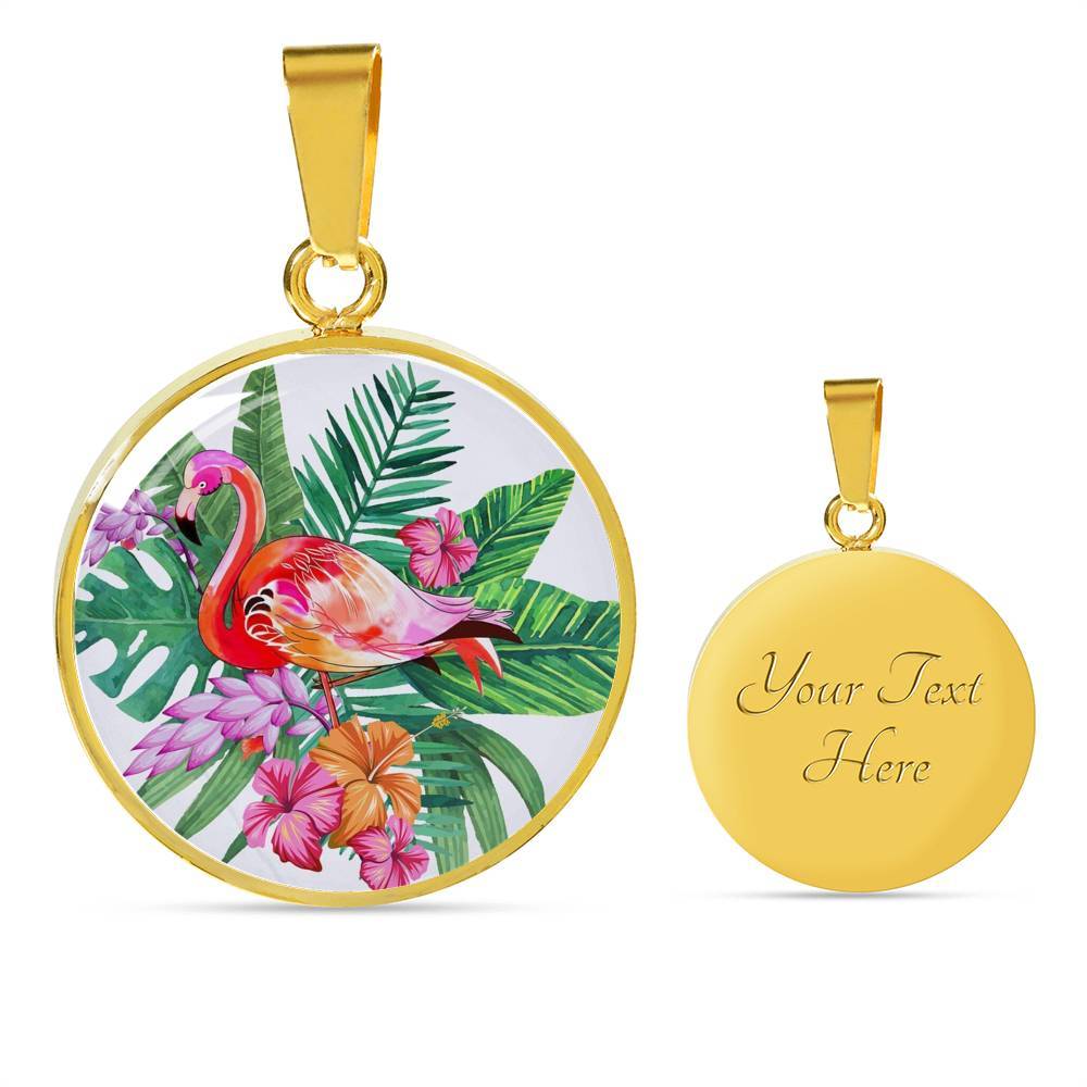 Tropical Flamingo Necklace