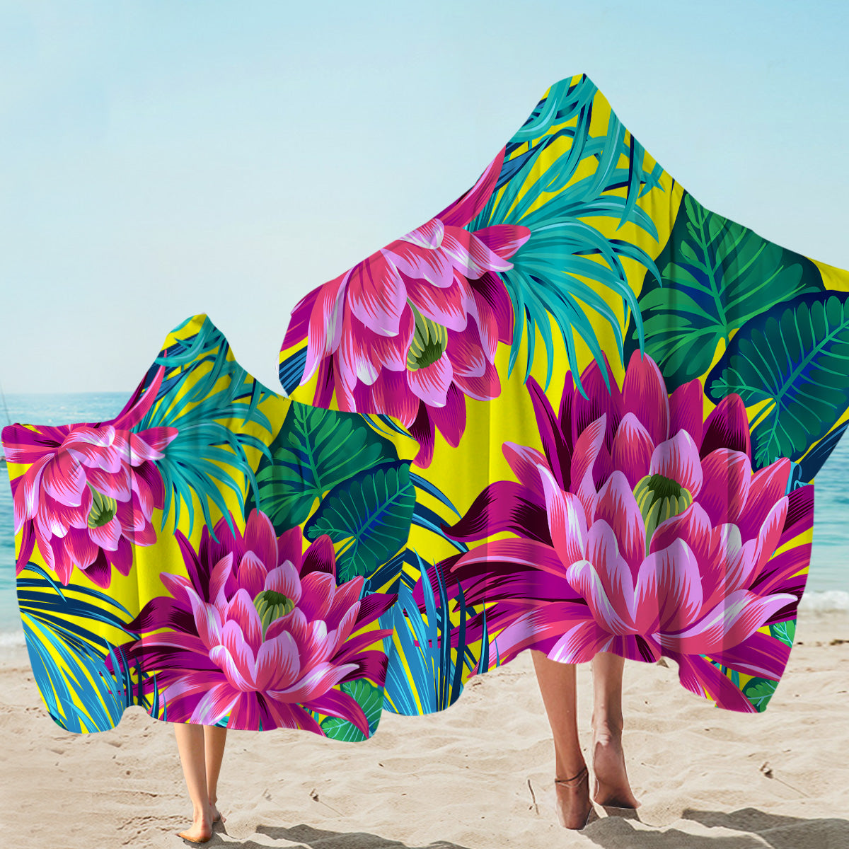 Polynesian Delight Hooded Towel