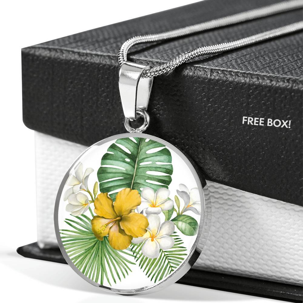 Tropical Flowers Necklace