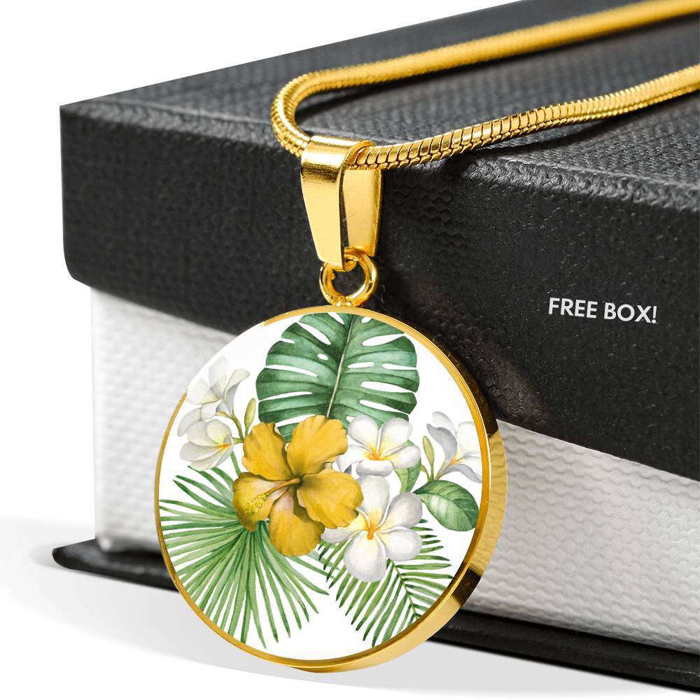 Tropical Flowers Necklace