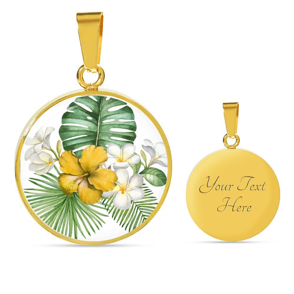 Tropical Flowers Necklace