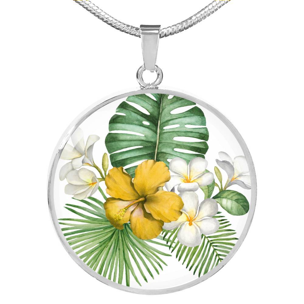 Tropical Flowers Necklace