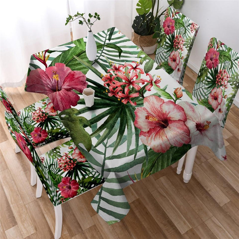 Tropical Hibiscus Chair Cover