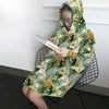 Hibiscus Tropics Wearable Blanket Hoodie