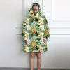 Hibiscus Tropics Wearable Blanket Hoodie