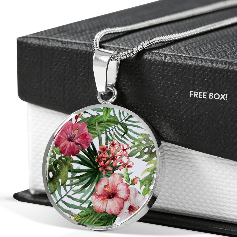 Tropical Hibiscus Necklace