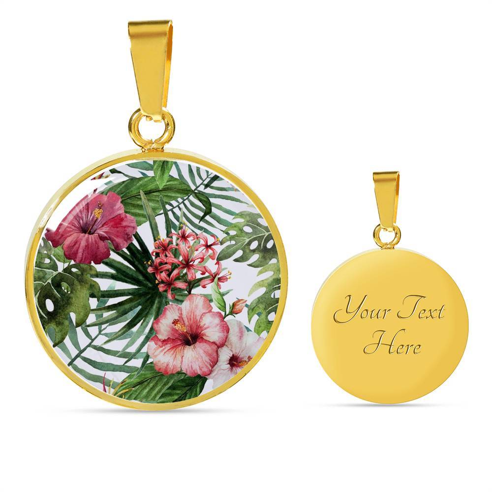 Tropical Hibiscus Necklace