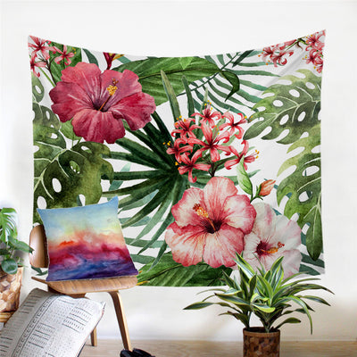 Tropical Hibiscus Tapestry