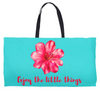 Tropical Hibiscus Weekender Tote Bag