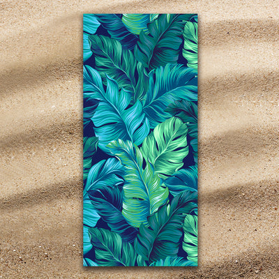 Tropical Leaves Extra Large Towel