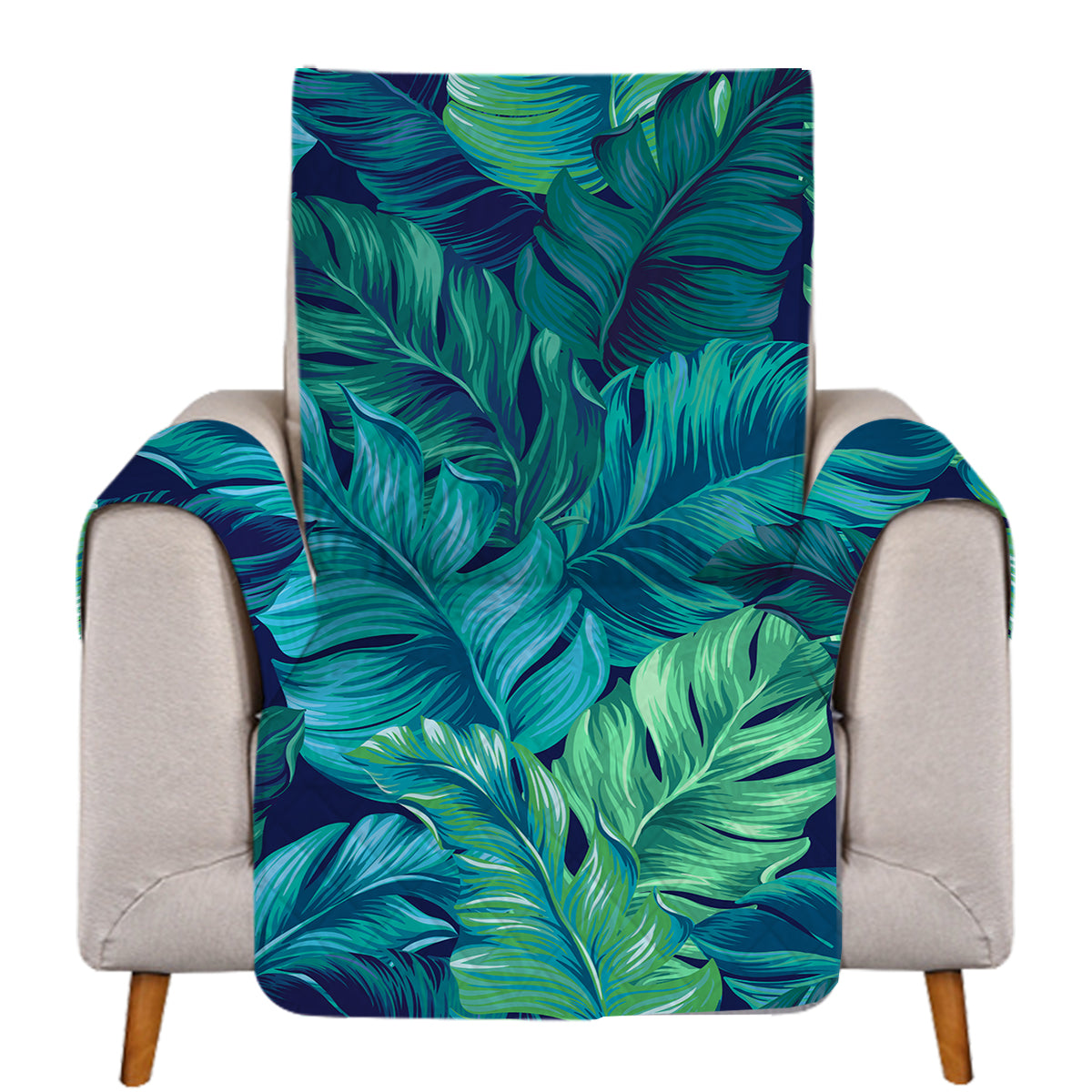 Tropical Leaves Sofa Cover
