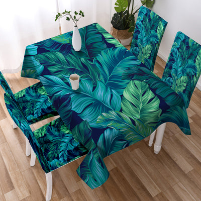 Tropical Leaves Chair Cover