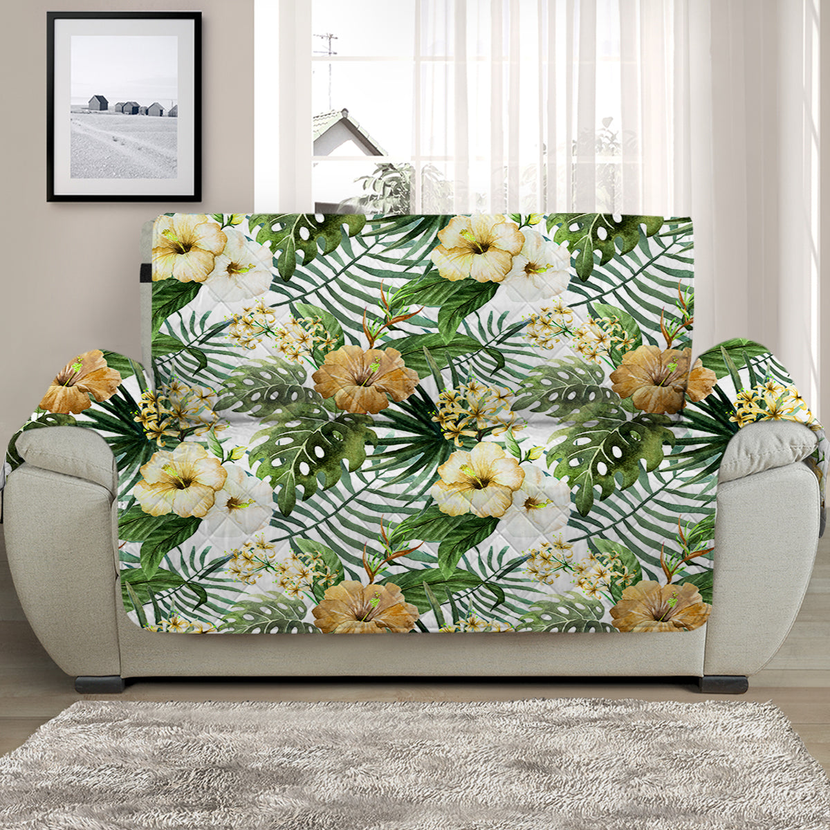 Hibiscus Tropics Sofa Cover