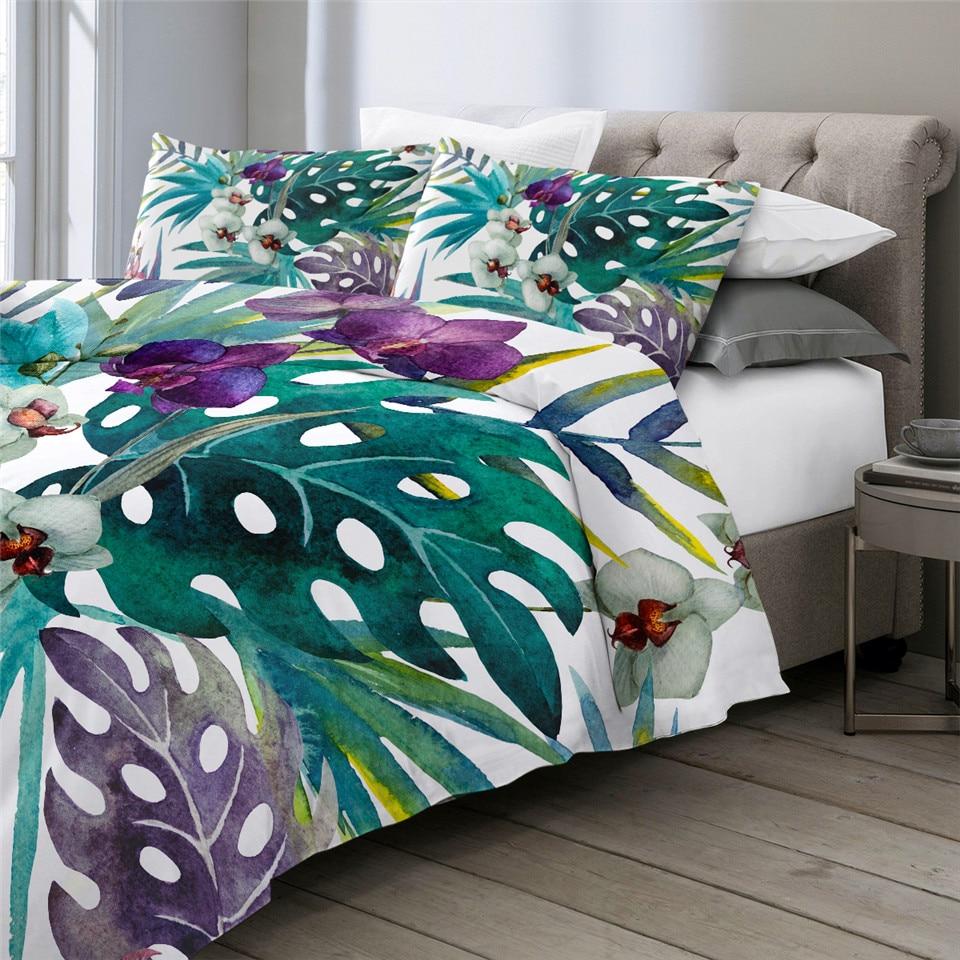 Tropical Orchids Bedding Set