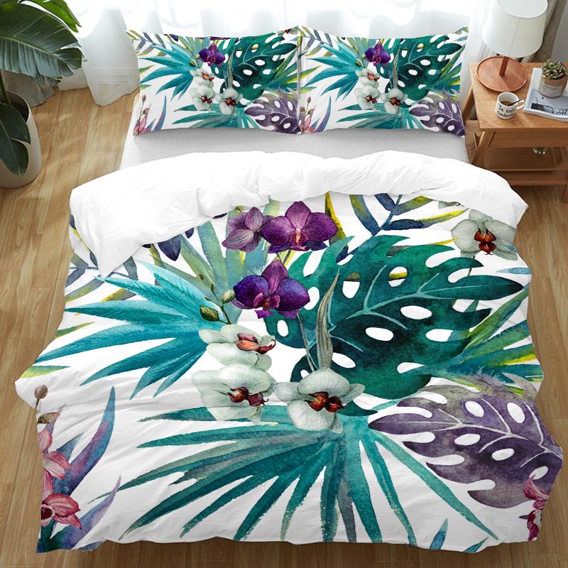 Tropical Orchids Bedding Set