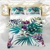 Tropical Orchids Reversible Bedcover Set