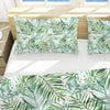 Tropical Palm Leaves Reversible Bedcover Set