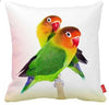 Tropical Parrots Pillow Cover