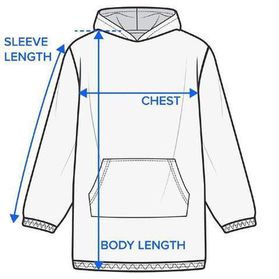 Surf World Wearable Blanket Hoodie