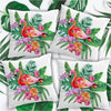 Tropical Pink Flamingo Pillow Cover Set