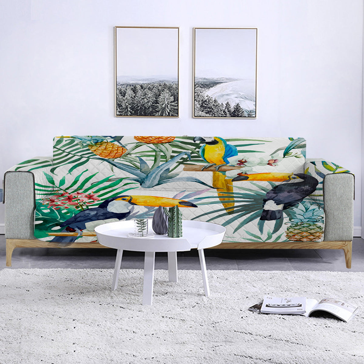 Tropical Jungle Sofa Cover