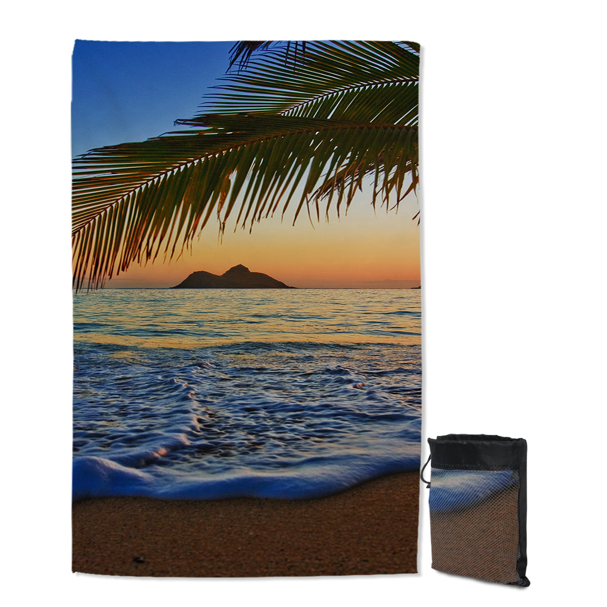Tropical Sunset Sand Free Towel
