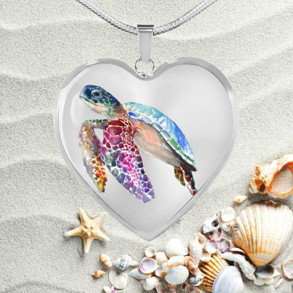 Tropical Sea Turtle Necklace