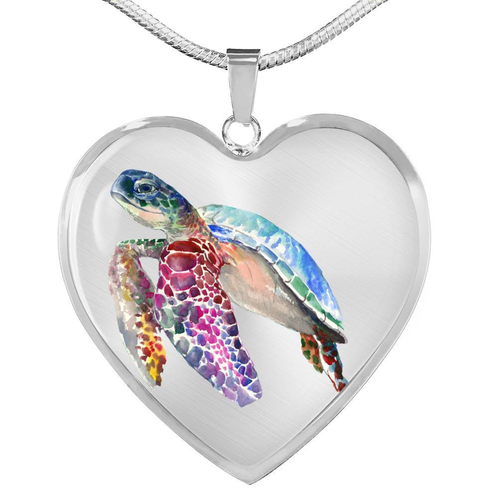 Tropical Sea Turtle Necklace