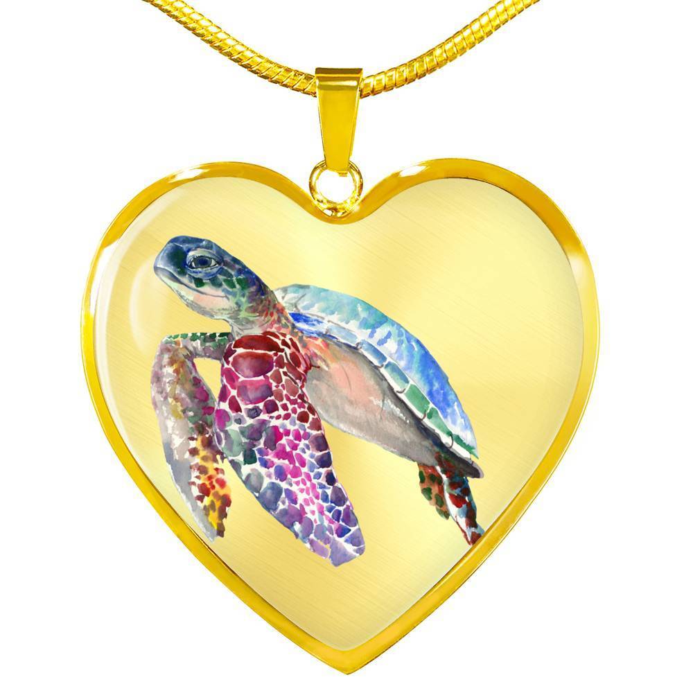 Tropical Sea Turtle Necklace